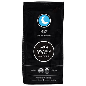 Kicking Horse - Coffee Decaf Dark Roast Whole Bean 10 Oz - Pack Of 6