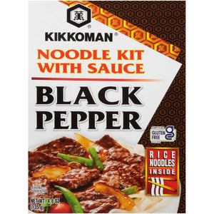 Kikkoman - Kit Noodle Black Pepper 4.8 Oz - Pack Of 6