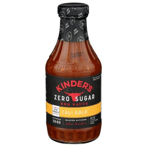 Kinder's - Sauce BBQ California Gold No Sugar, 17.5 Oz - Pack Of 6