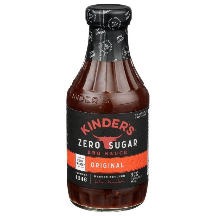 Kinder's - BBQ Original Sugar Free Sauce, 17.5 Oz