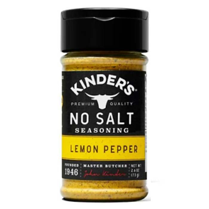 Kinder's Spice No Salt Lemon Pepper 2.6 Oz