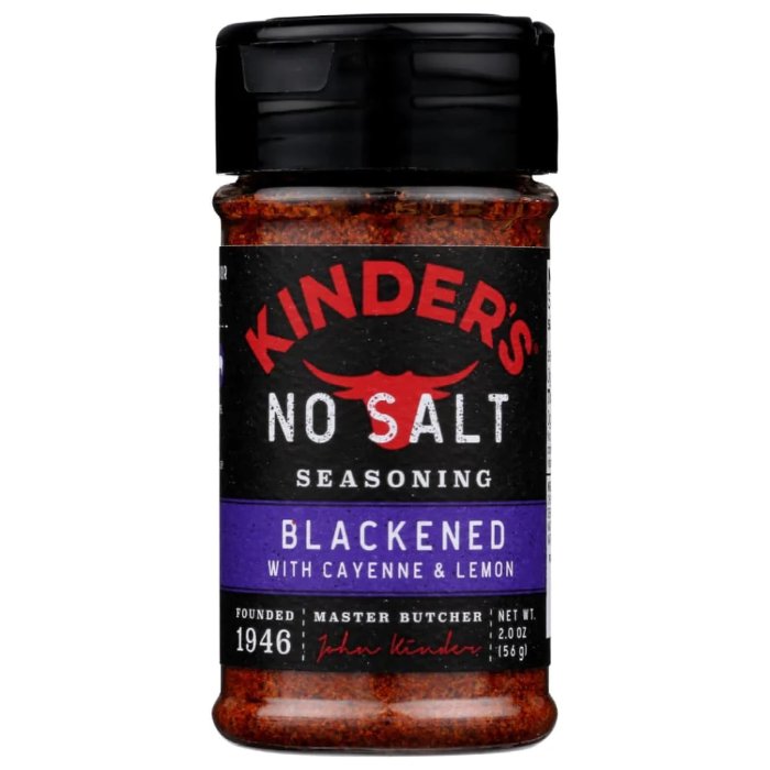 Kinder's Spice No Salt Cayenne Lemon 2 Oz