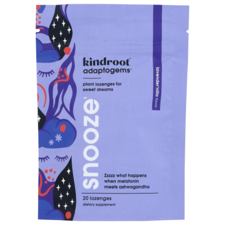 Kindroot Snooze Sleep Melatonin Lozenges, 20Ct 2.6 Oz