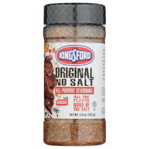 Kingsford - Original No Salt Seasoning, 4.25 Oz - Pack of 6