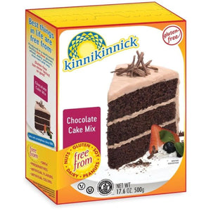 Kinnikinnick - Cake Mix Chocolate, 17.6 Oz - Pack of 6