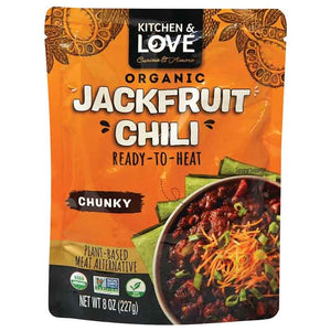Kitchen And Love - Meal Jackfruit Chili , 8oz | Pack of 6
