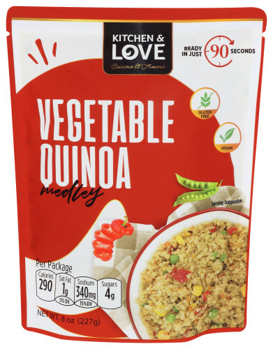 Kitchen And Love Quinoa Roasted Golden Vegetable 8 Oz