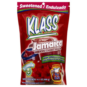 Klass - Beverage Mix Jamaica Sweetened, 14.1 Oz - Pack of 6