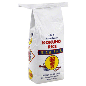 Kokuho - Rice Calrose Extra Fancy, 10 Lb - Pack of 6