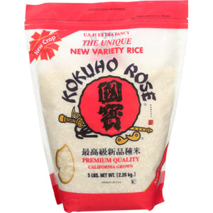 Kokuho - Sushi Rice, 5 Lb - Pack of 8