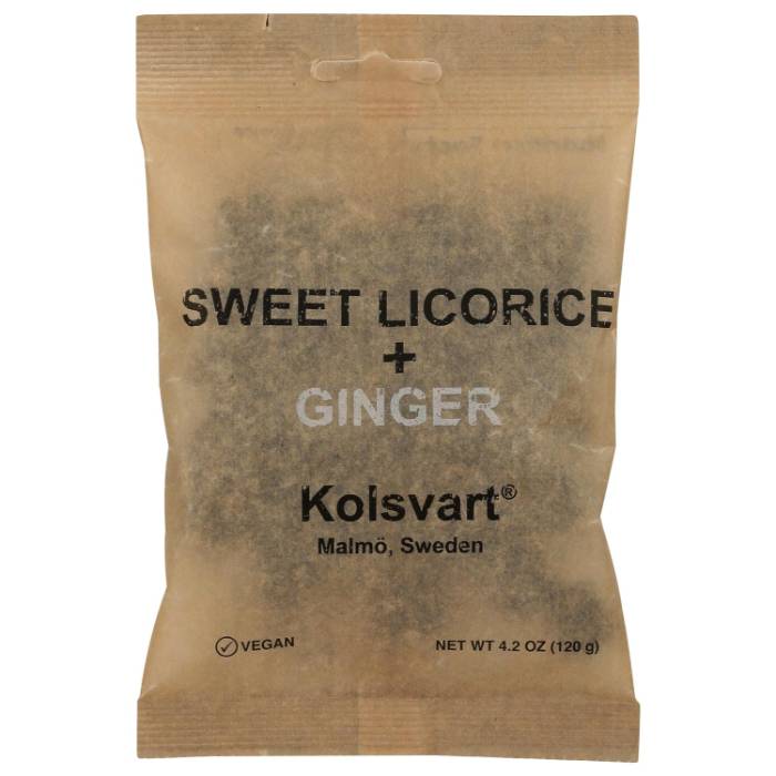 Kolsvart - Licorice Sweet licorice with ginger, 4.2oz