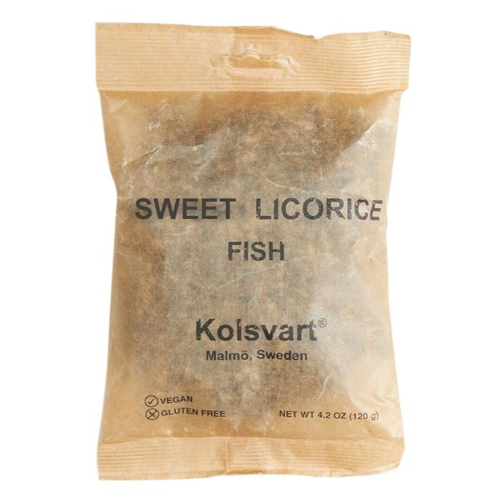 Kolsvart - Sweet licorice Fish Licorice, 4.2oz