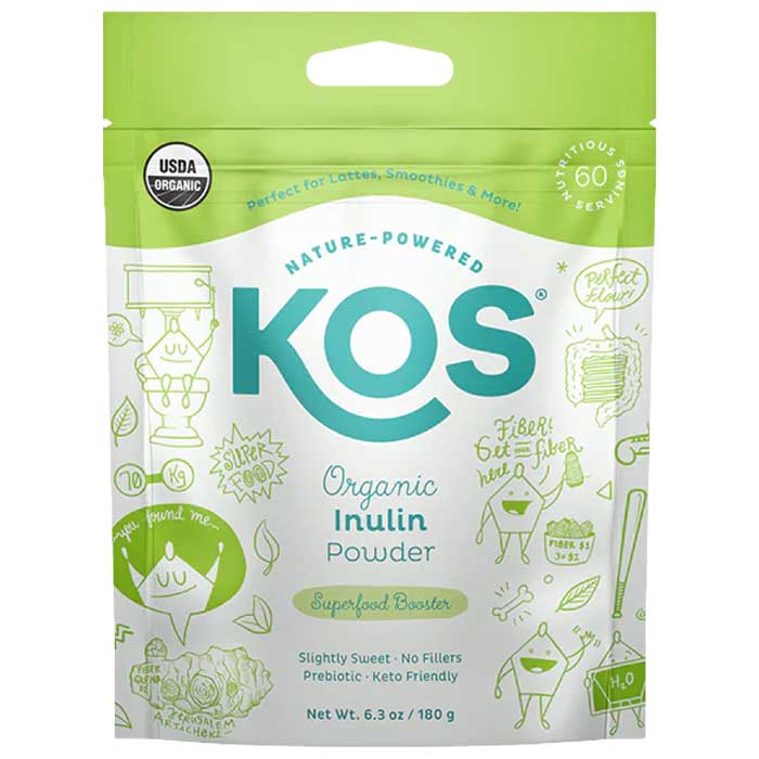 Kos - Organic Inulin Powder, 6.3oz