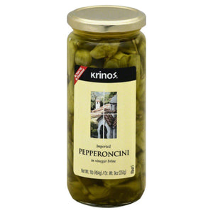 Krinos - Pepperoncini, 16 Oz - Pack of 6