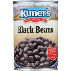 Kuner's - Black Beans, 15 Oz - Pack of 12