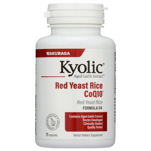 Kyolic - Red Yeast Rice+ CoQ10 Capsules, 75 Capsules