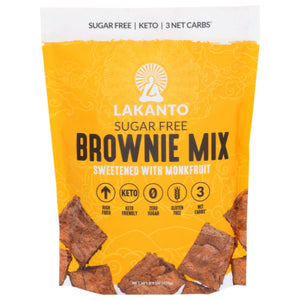 Lakanto - Brownie Mix, 9.71 Oz - Pack of 8