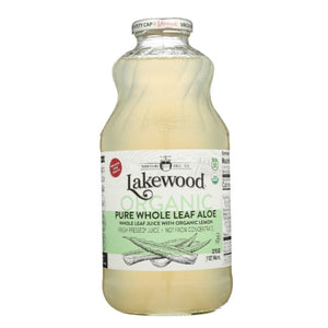 Lakewood - Aloe Vera Leaf Juice, 32 fl Oz - Pack of 6