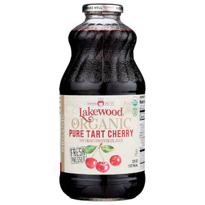 Lakewood - Organic Pure Tart Cherry Juice, 32 fl Oz - Pack of 6