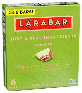 Larabar - Apple Pie Bars 6 Pack, 9.6 Oz - Pack of 8