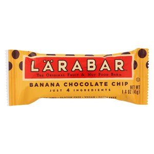 Larabar - Banana Chocolate Chip Bars, 1.6 Oz - Pack of 16