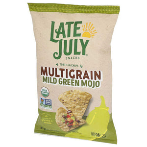 Late July - Multigrain Green Mojo Chips, 7.5 Oz - Pack of 12