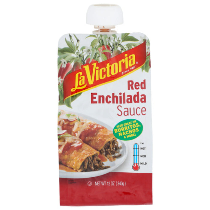 La Victoria - Red Enchilada Sauce Pouch, 12 Oz