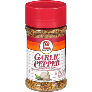 Lawry's - Garlic Pepper, 2.6 Oz - Pack of 6