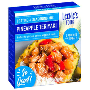 Leenie’s Foods - Teriyaki Pineapple Seasoned Coating Mix, 1 count - Pack of 6