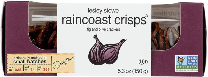 Lesley Stowe - Fig & Olive Crisps, 5.3 Oz