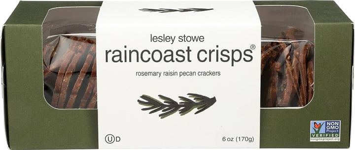 Lesley Stowe - Rosemary Raisin Pecan Crisps, 5.3 Oz