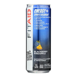 Lifeaid Beverage - FitAid Energy Blackberry Pineapple, 12 Oz - Pack of 12