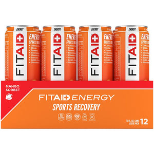 Lifeaid Beverage - FitAid Energy Mango, 12 Oz - Pack of 12