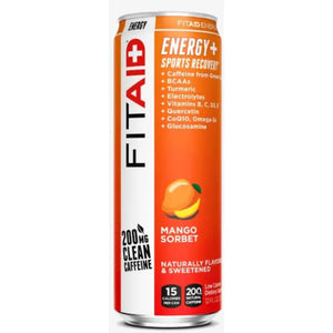 Lifeaid Beverage - FitAid Energy Peach Mandarin, 12 Oz - Pack of 12