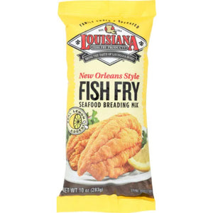 Louisiana Fish Fry - Fish Fry Lemon Northern Style Mix, 10 Oz - Pack of 12