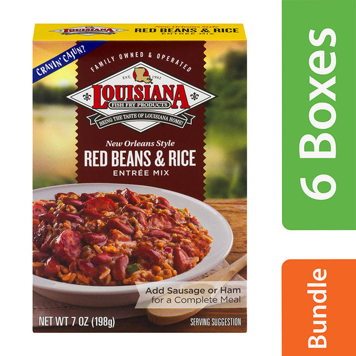 Louisiana Fish Fry - Red Beans & Rice Mix, 7 Oz