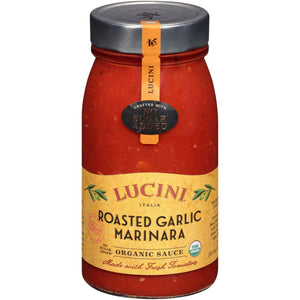 Lucini - Garlic Marinara Pasta Sauce, 24 Oz - Pack of 6