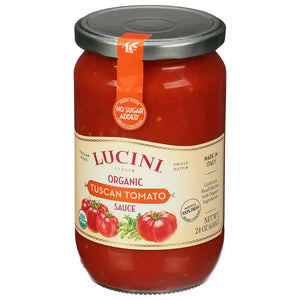 Lucini - Organic Marinara Pasta Sauce, 24 Oz - Pack of 6