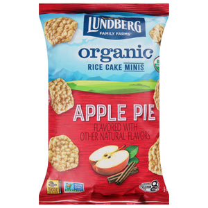 Lundberg - Organic Mini Apple Pie Rice Cakes, 5 Oz - Pack of 6