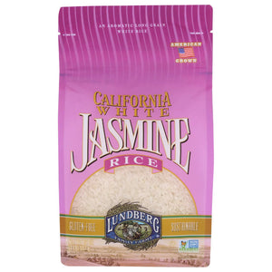 Lundberg - White Jasmine Rice Gluten Free, 32 Oz - Pack of 6