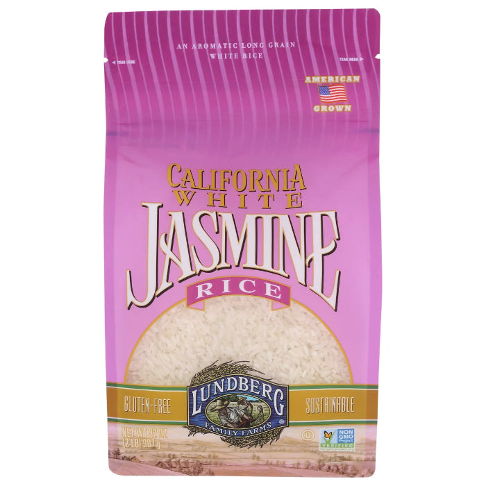 Lundberg - White Jasmine Rice Gluten Free, 32 Oz