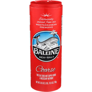 La Baleine - Sea Salt Coarse, 26.5 Oz - Pack of 12