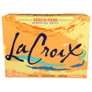 La Croix - Sparkling Water Peach Pear 12Pk, 144 Fo - Pack of 2