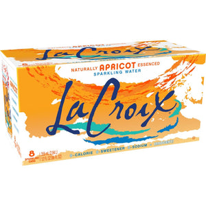 LaCroix - Apricot Sparkling Water 8pk, 12 Oz