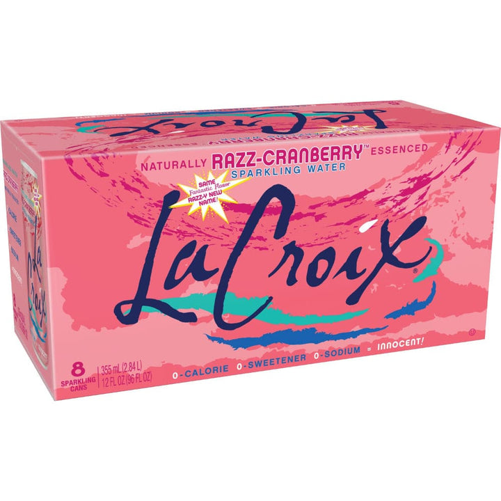 LaCroix - Razz-Cranberry Sparkling Water 8 pk, 12 Oz