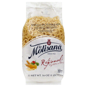 La Molisana - Pasta Anelli Siciliani, 16 Oz - Pack of 12