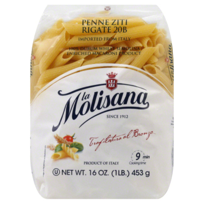 La Molisana - Penne Ziti Rigate Pasta, 16 Oz