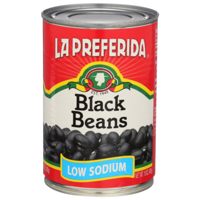 La Preferida - Black Low Sodium Beans, 15 Oz