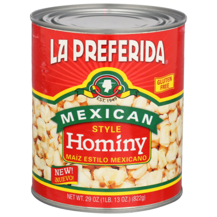 La Preferida - Hominy Mexican Style Beans, 29 Oz