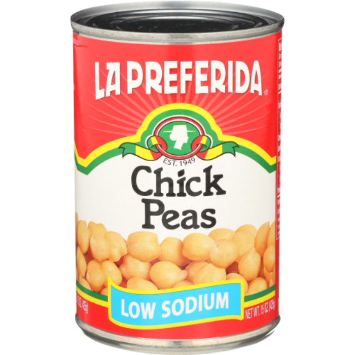 La Preferida - Chick Pea Low Sodium Beans, 15 Oz